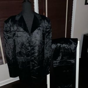 Moschino Suit Black Pony Hair